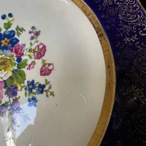 Century by Salem 10” Vintage Plate Gold-Encrusted - Picture 6 of 8